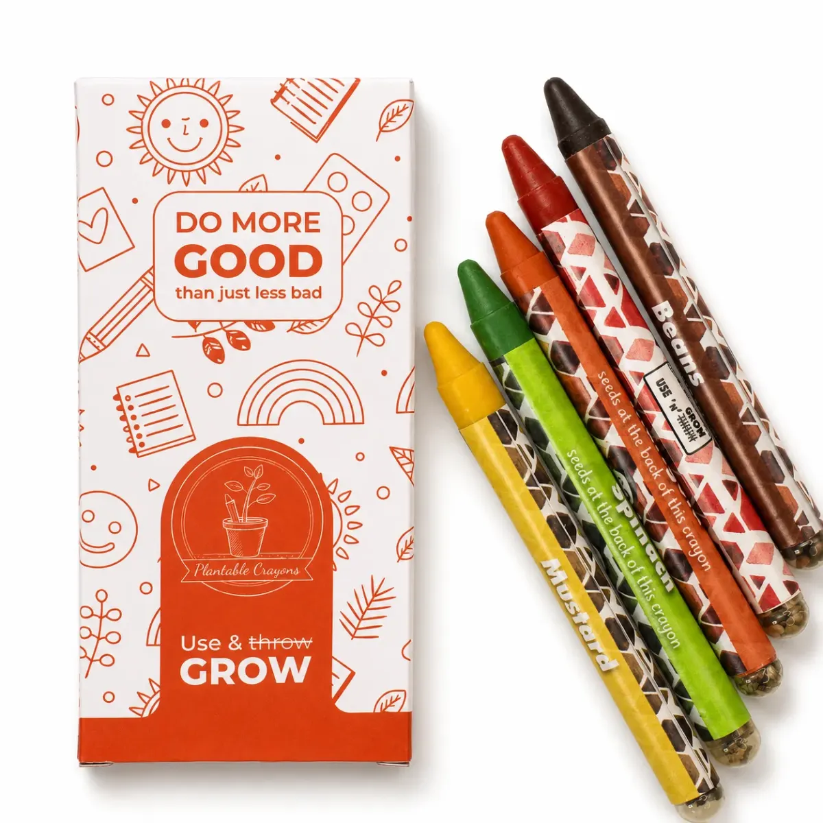 5 Plantable Crayon Set