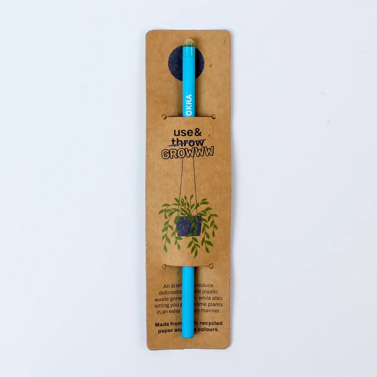 Plantable Seed Pencil, Flap, another view