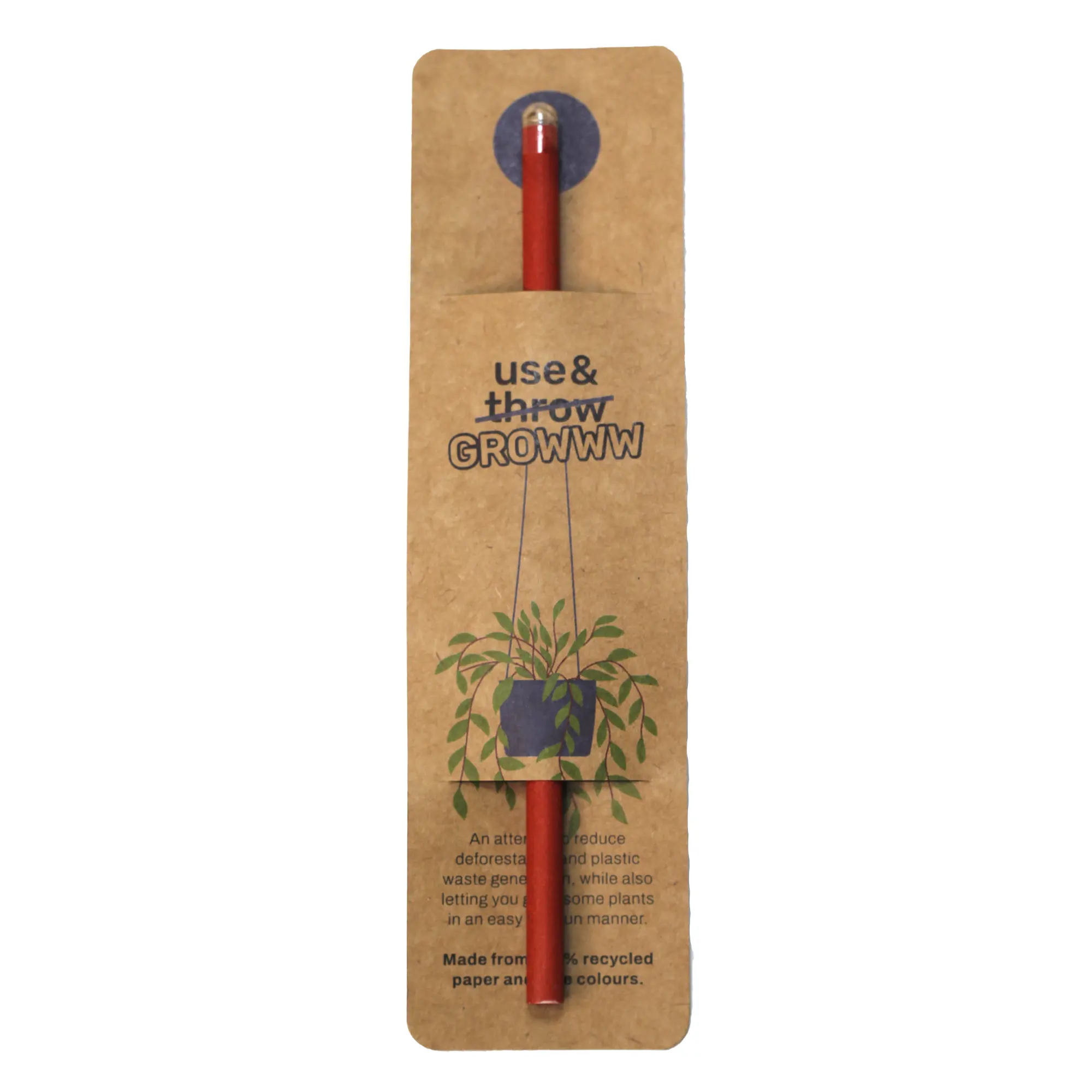 Plantable Seed Pencil, Flap, another view