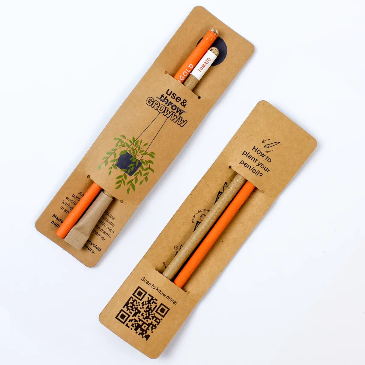 Plantable Pen Pencil, 1+1, another view