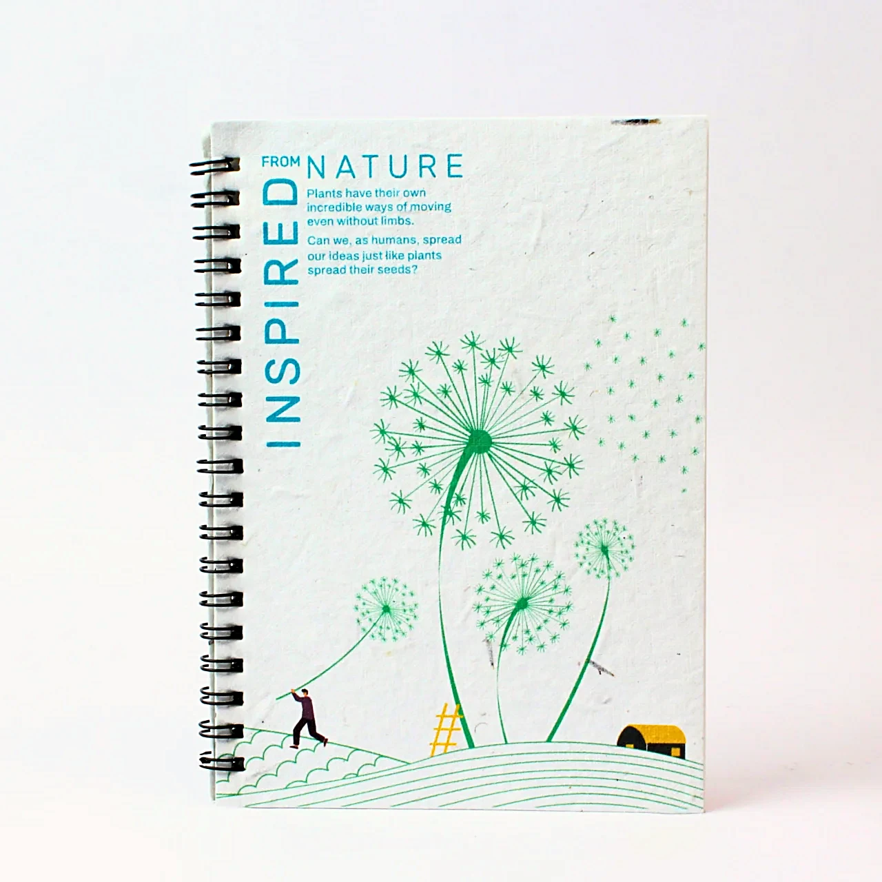 Plantable Notepad, B6, 72 Pages, Wire-Bound