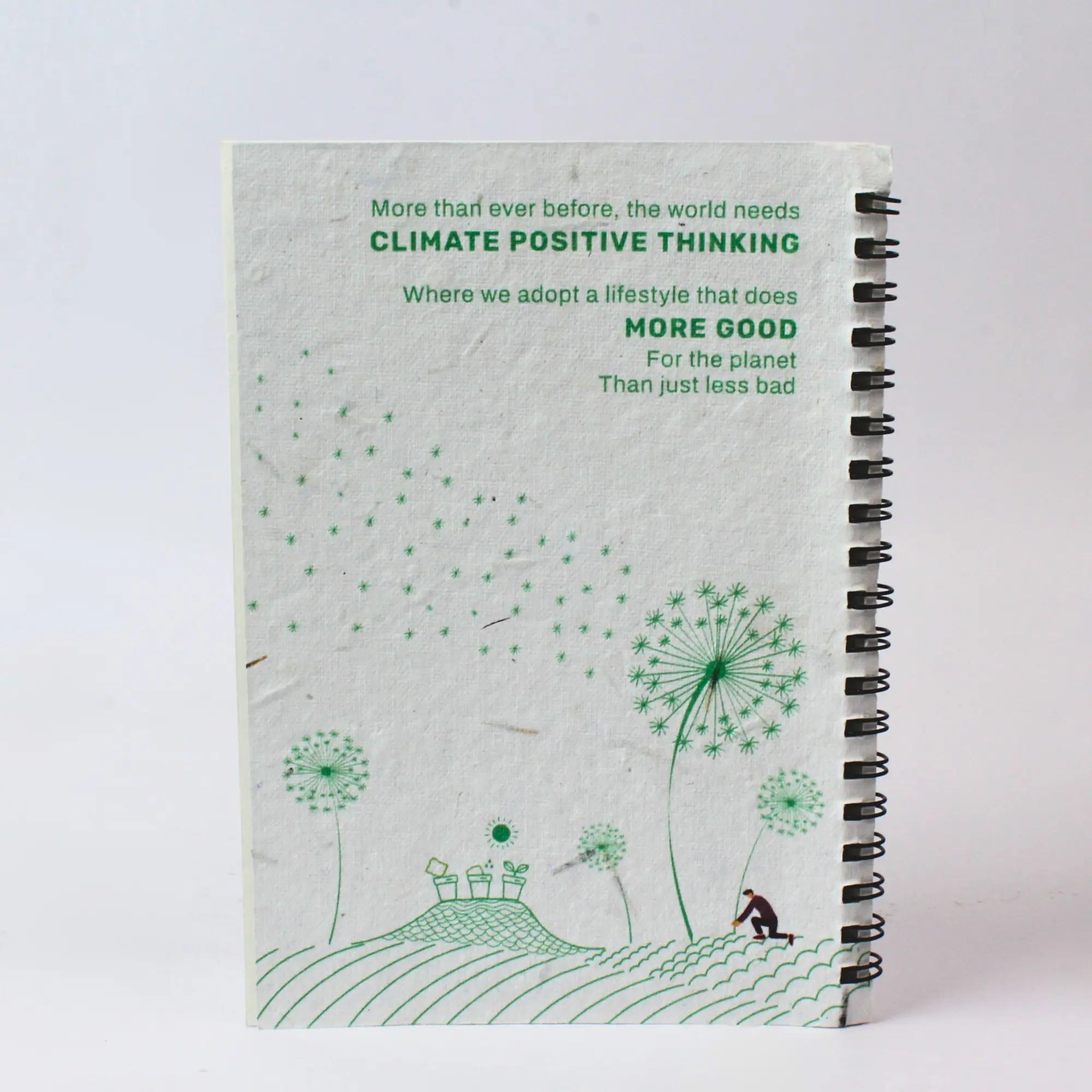 Plantable Notepad, B6, 72 Pages, Wire-Bound, another view