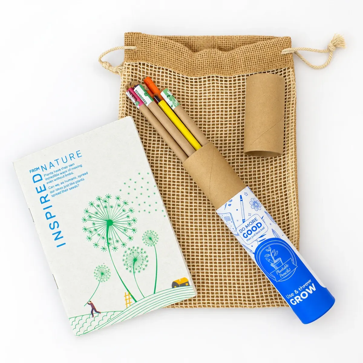 Plantable 5+5 Jute Stationery Kit, another view