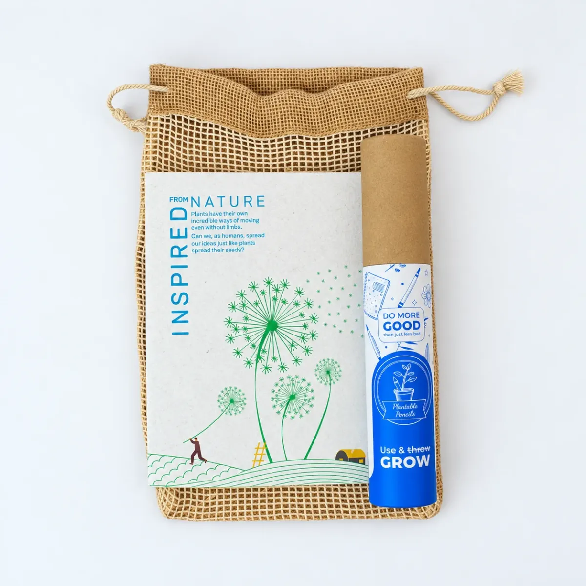 Plantable 5+5 Jute Stationery Kit, another view