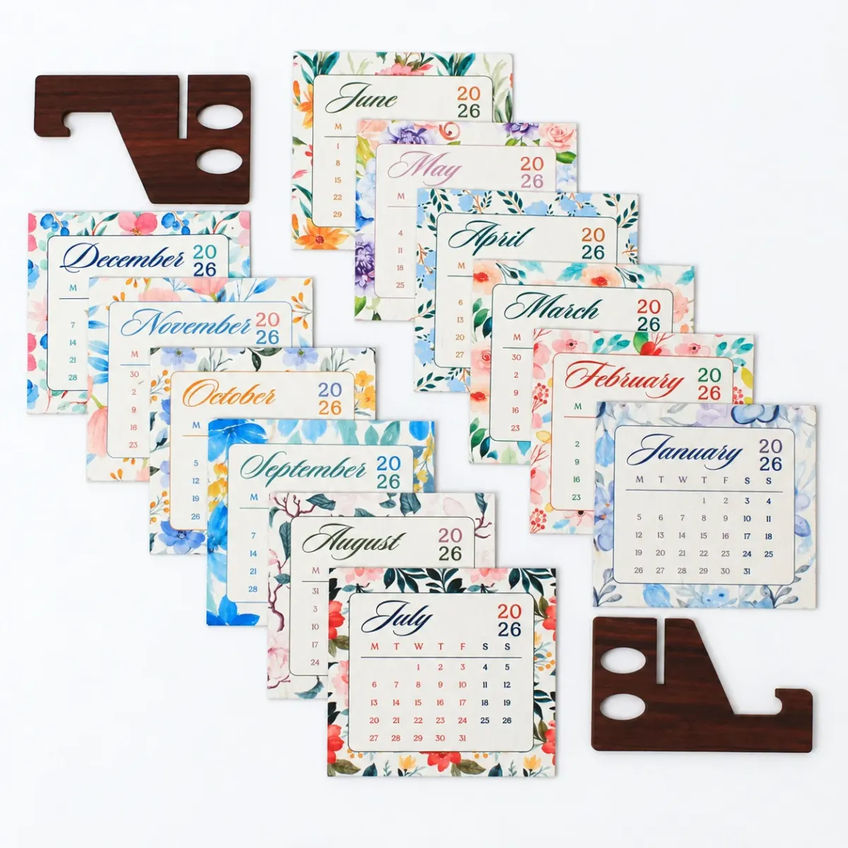Mini Plantable Calendar, MDF, another view