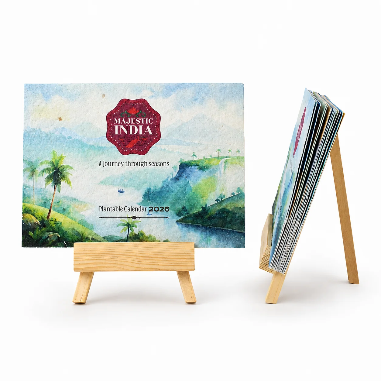 Plantable Calendar (Wood) | B6 Landscape