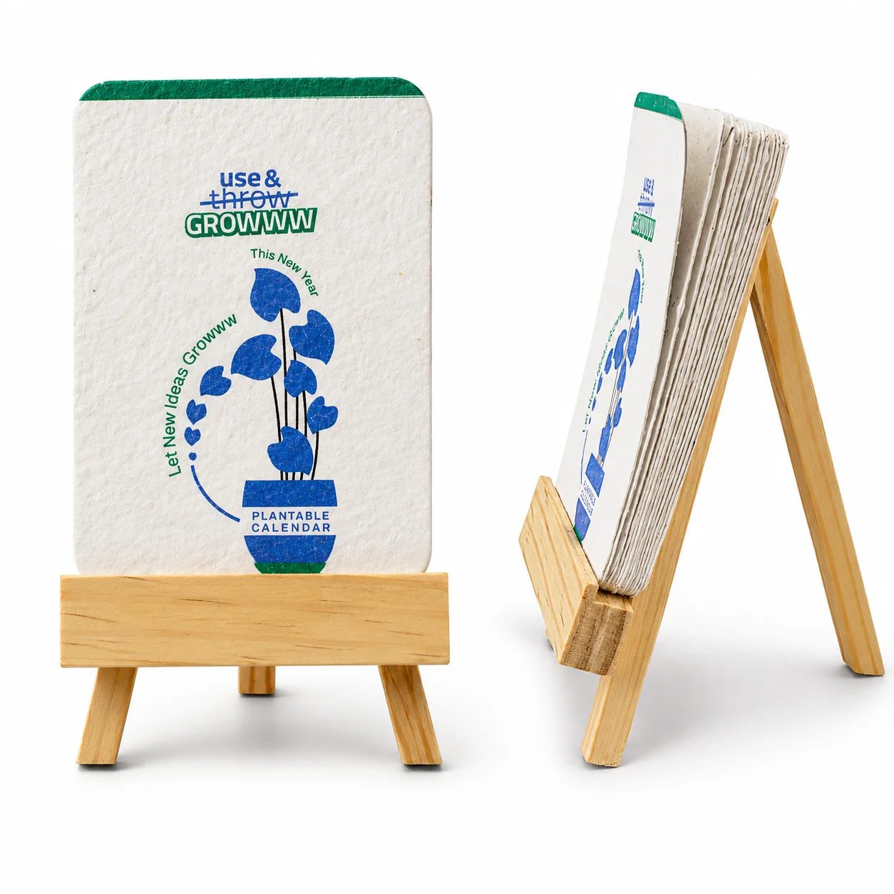 Plantable Calendar (Wood) | B7 Portrait