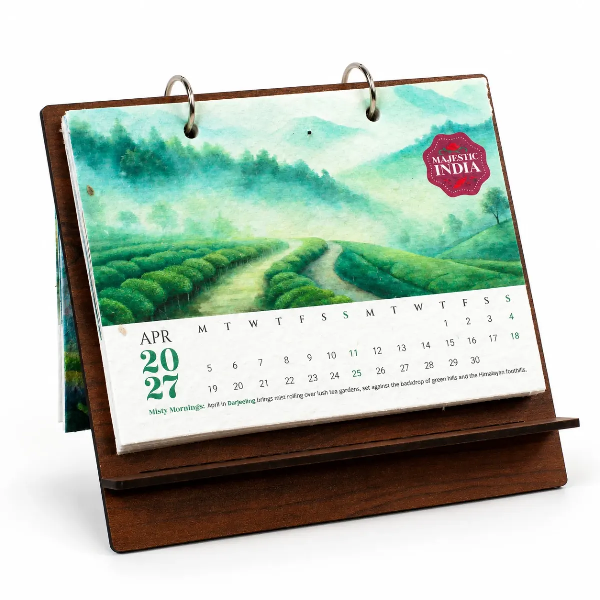 Plantable Calendar, B6 Landscape, Ring-Bound