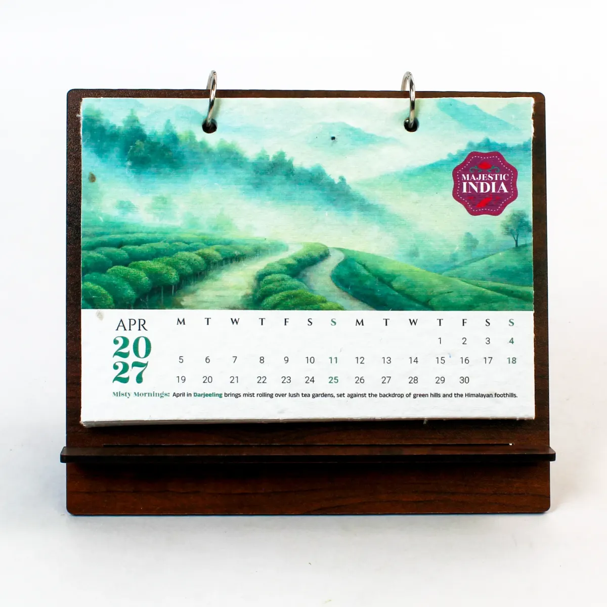 Plantable Calendar, B6 Landscape, Ring-Bound, another view
