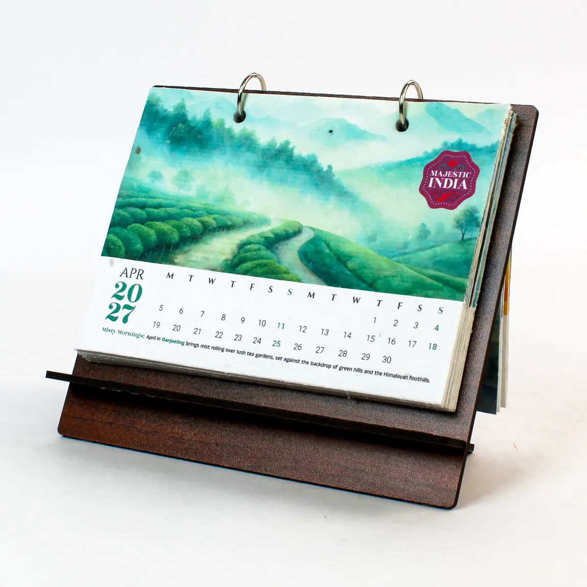 Plantable Calendar, B6 Landscape, Ring-Bound, another view