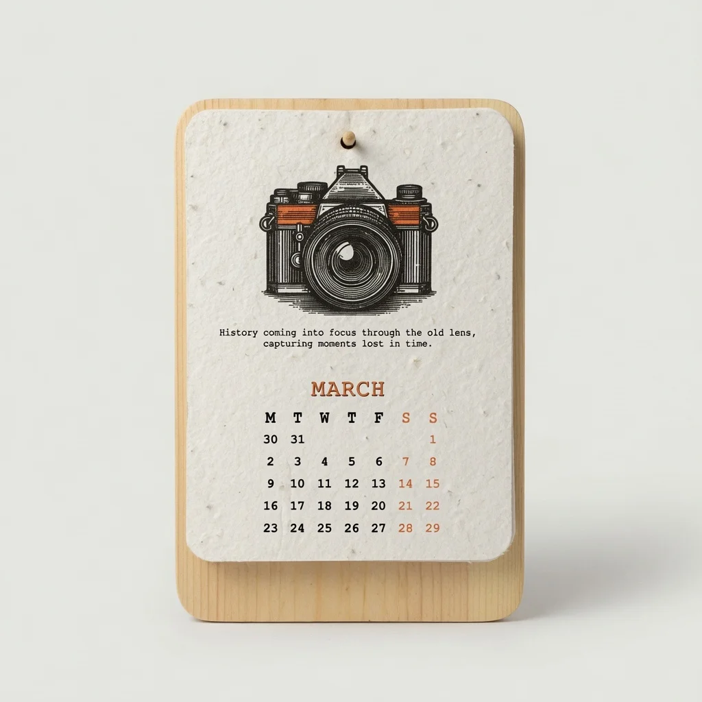 Signature Plantable Calendar, B6 Portrait, another view