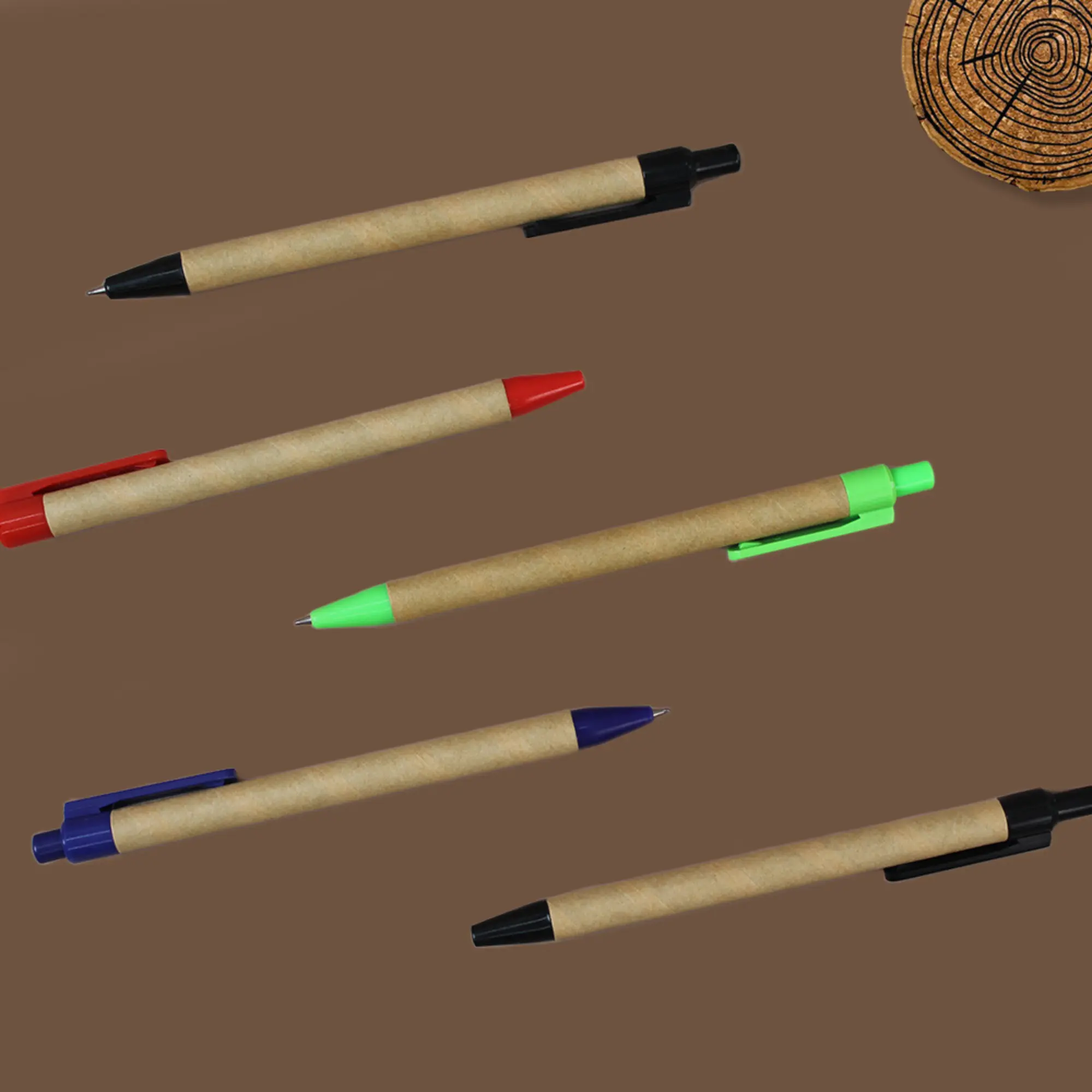 Green Click Eco Pen, another view