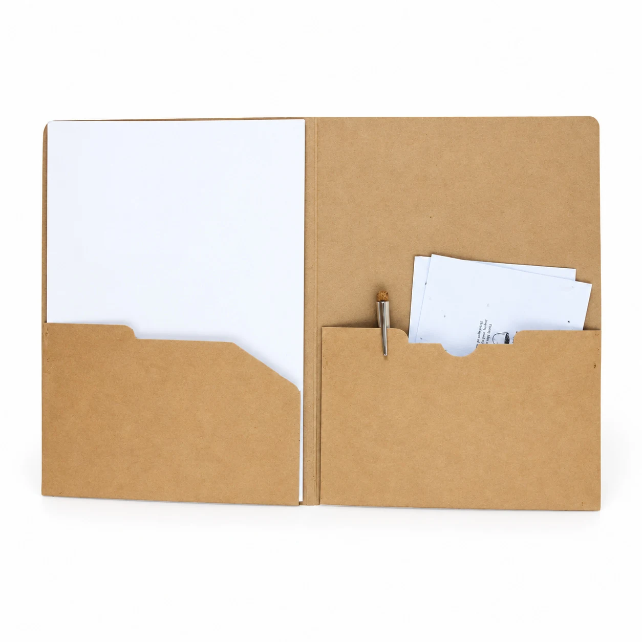 Kraft Folder for A4 Sheets, another view