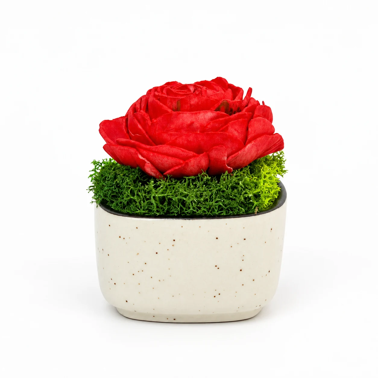 Ceramic Forest Rose Pod, another view