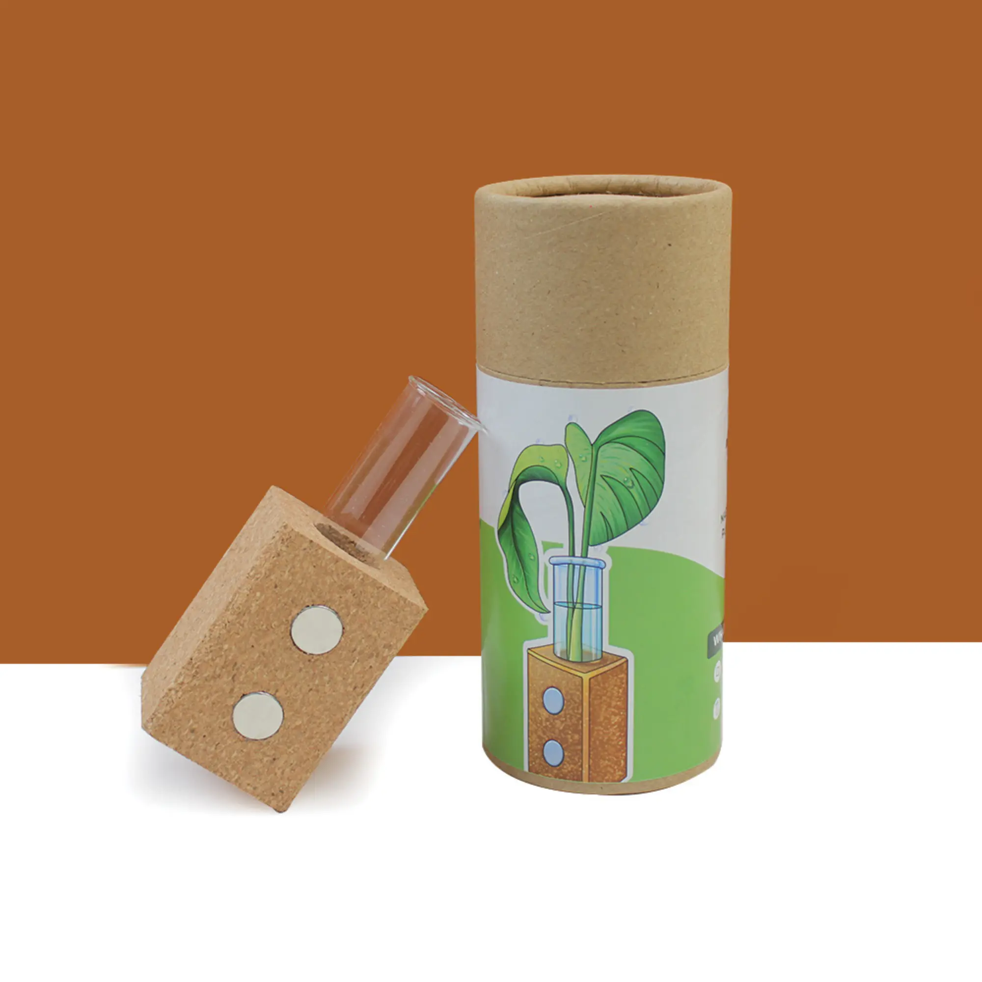 Magnetic Cork Planter, another view