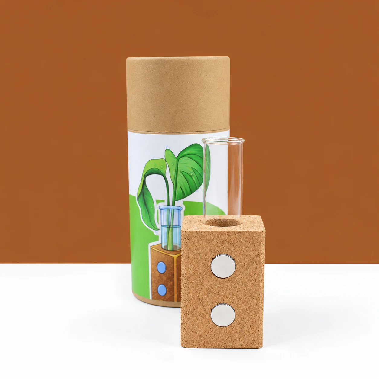 Magnetic Cork Planter, another view