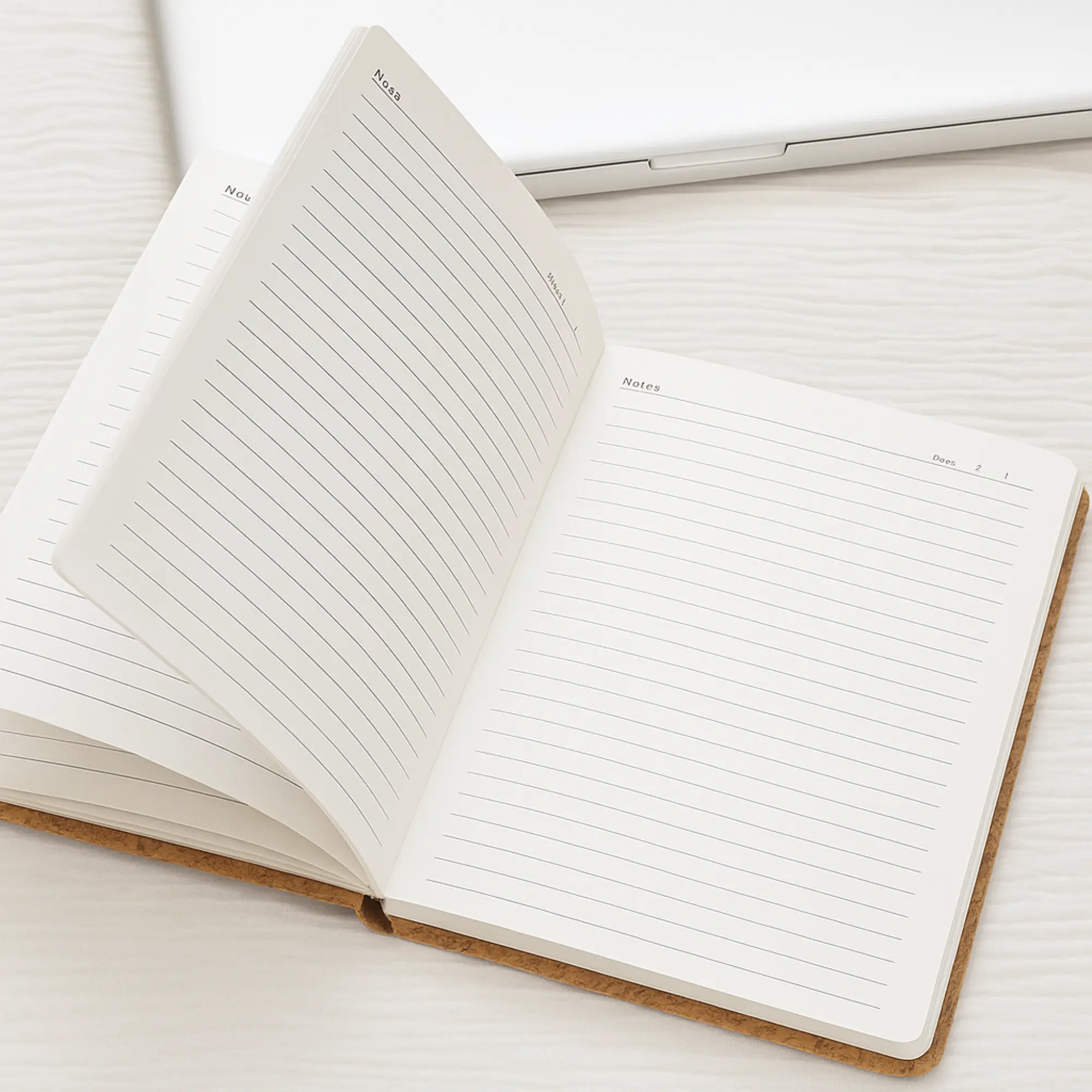 Cork Diary A5, Pro, in use