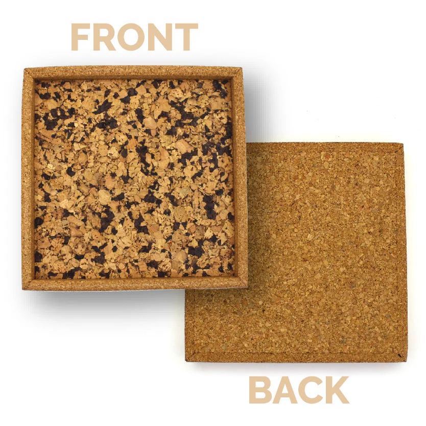 Cork Full Tray, 8.5 × 8.5 in, another view