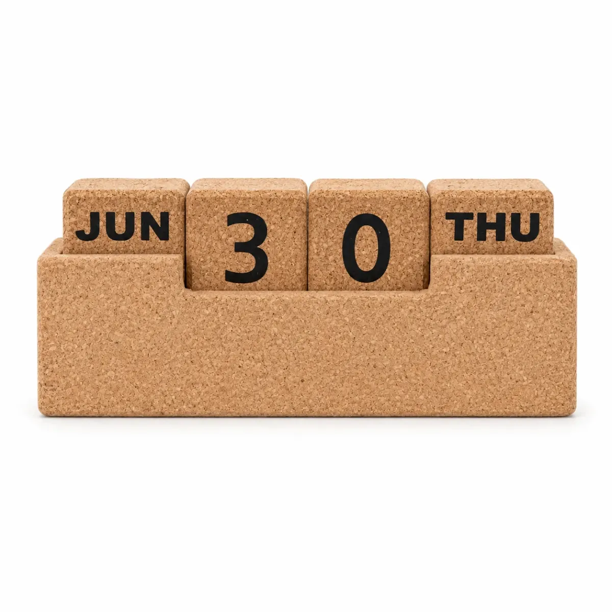 Cork Block Calendar - Slim