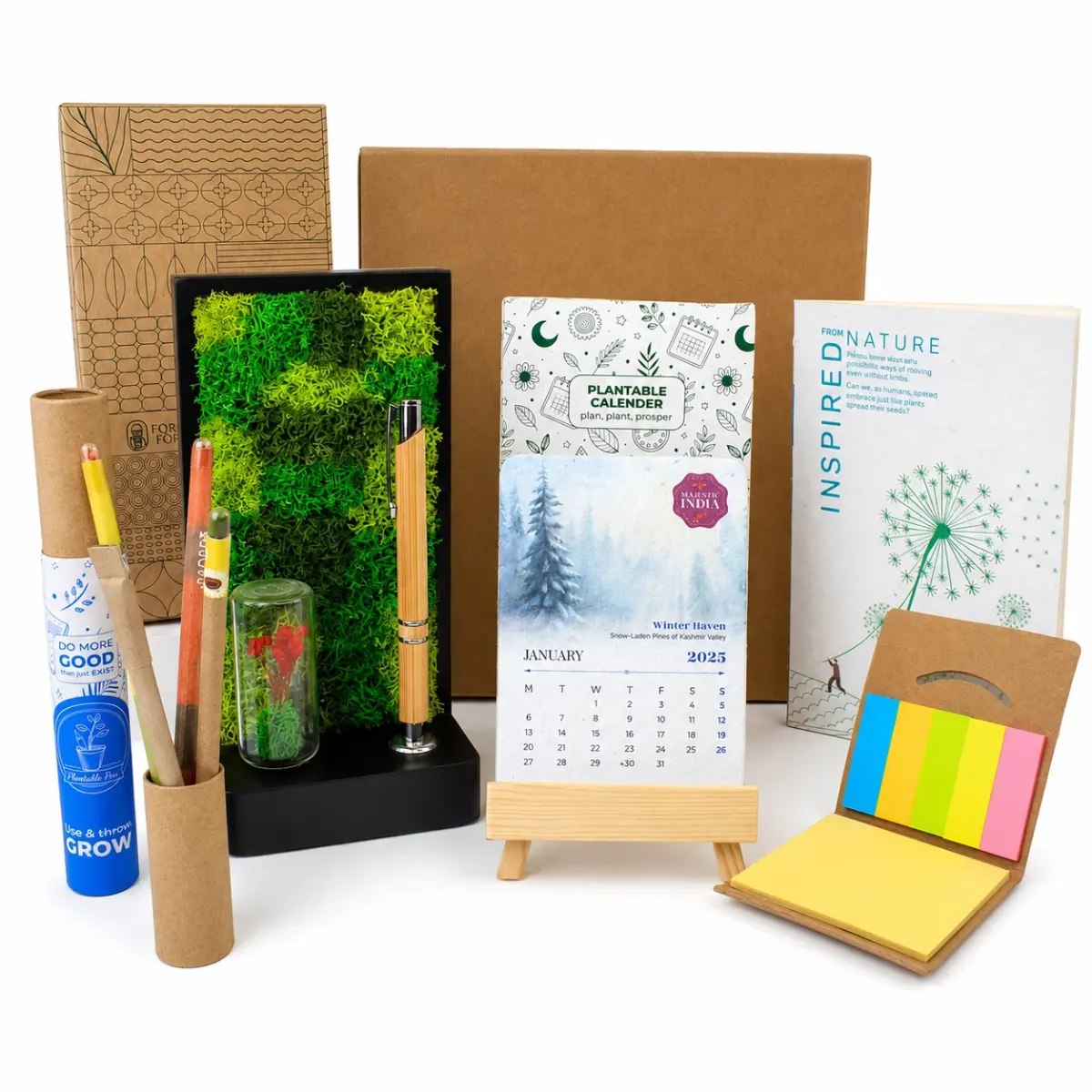 Forest Wall Stand, Calendar and Notepad Box
