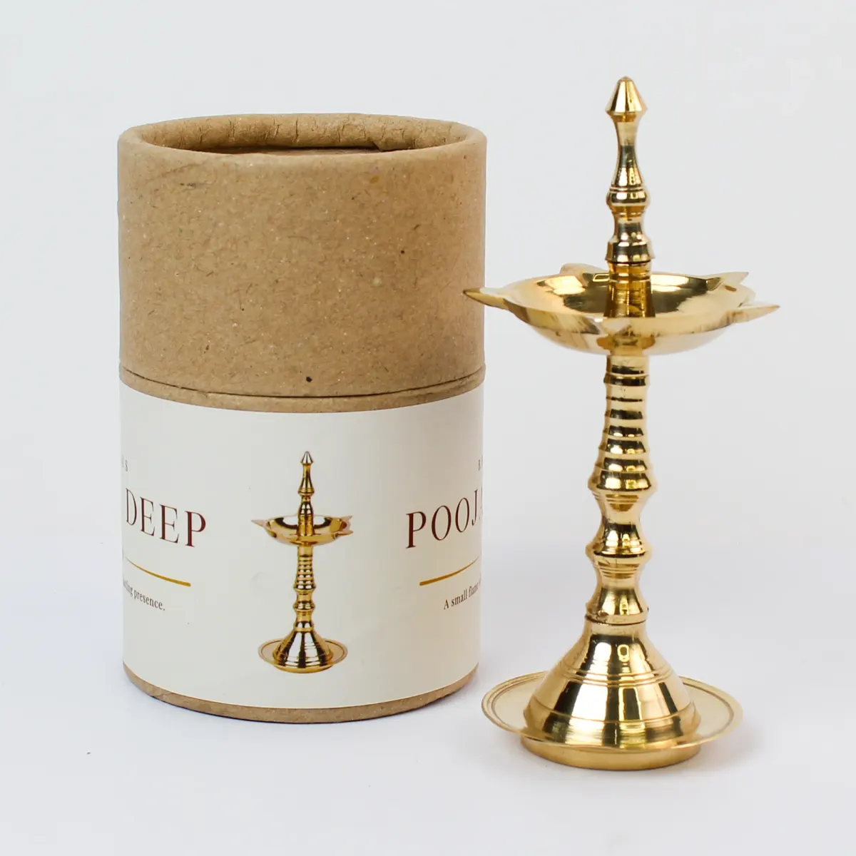 Brass Pooja Deep, another view