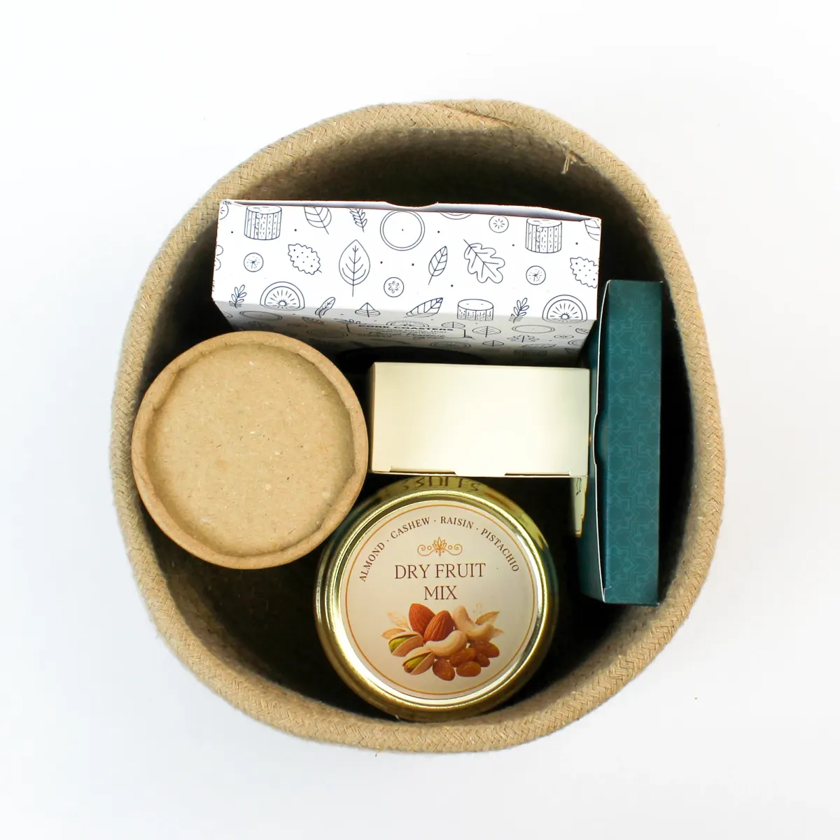 The Festive Rope Basket, another view