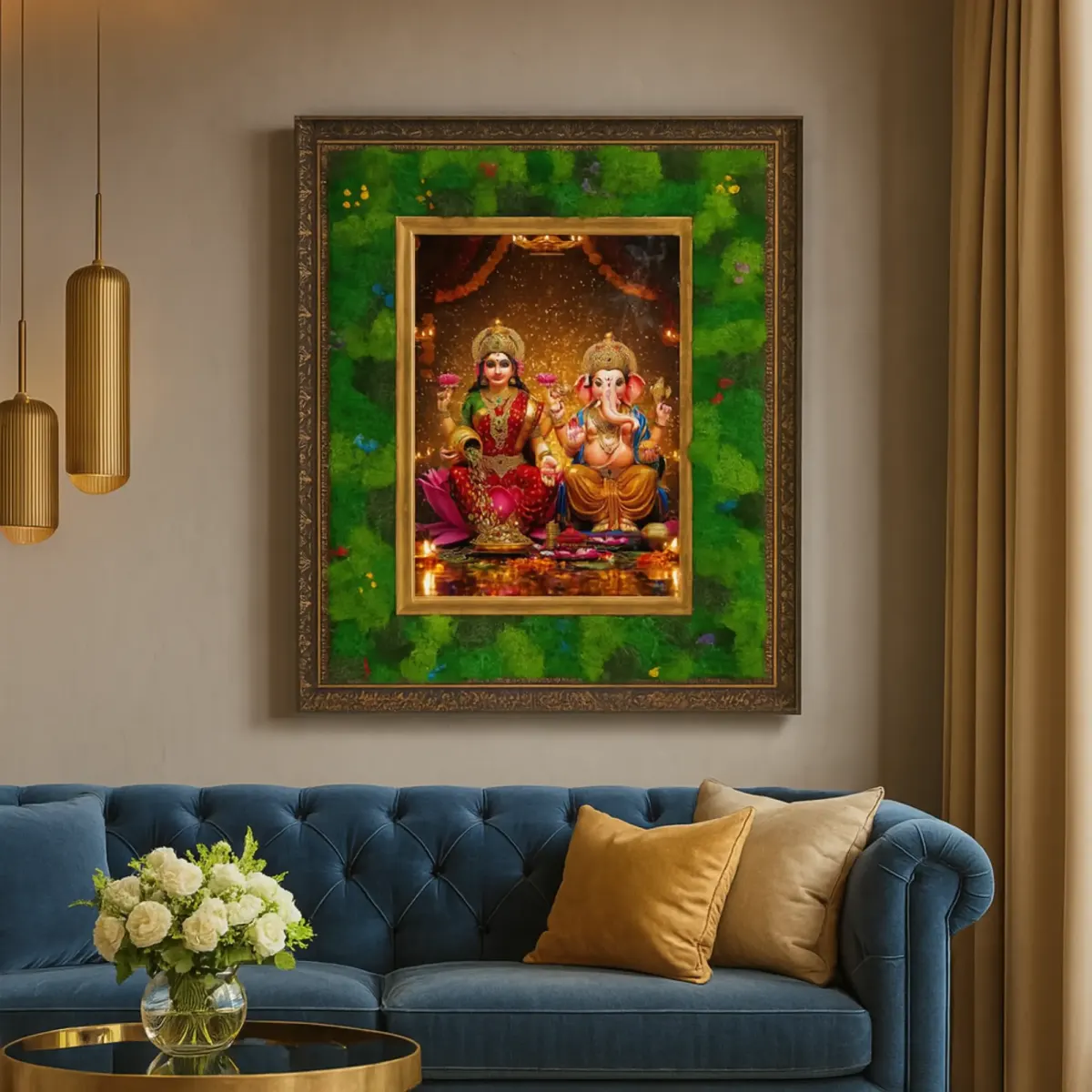 Forest Frame, Large, in a styled scene