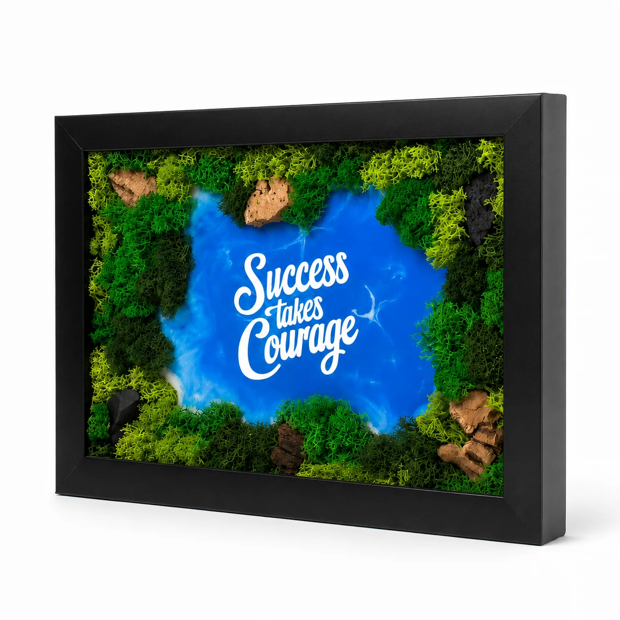 Forest Aqua Frame:8"x12"