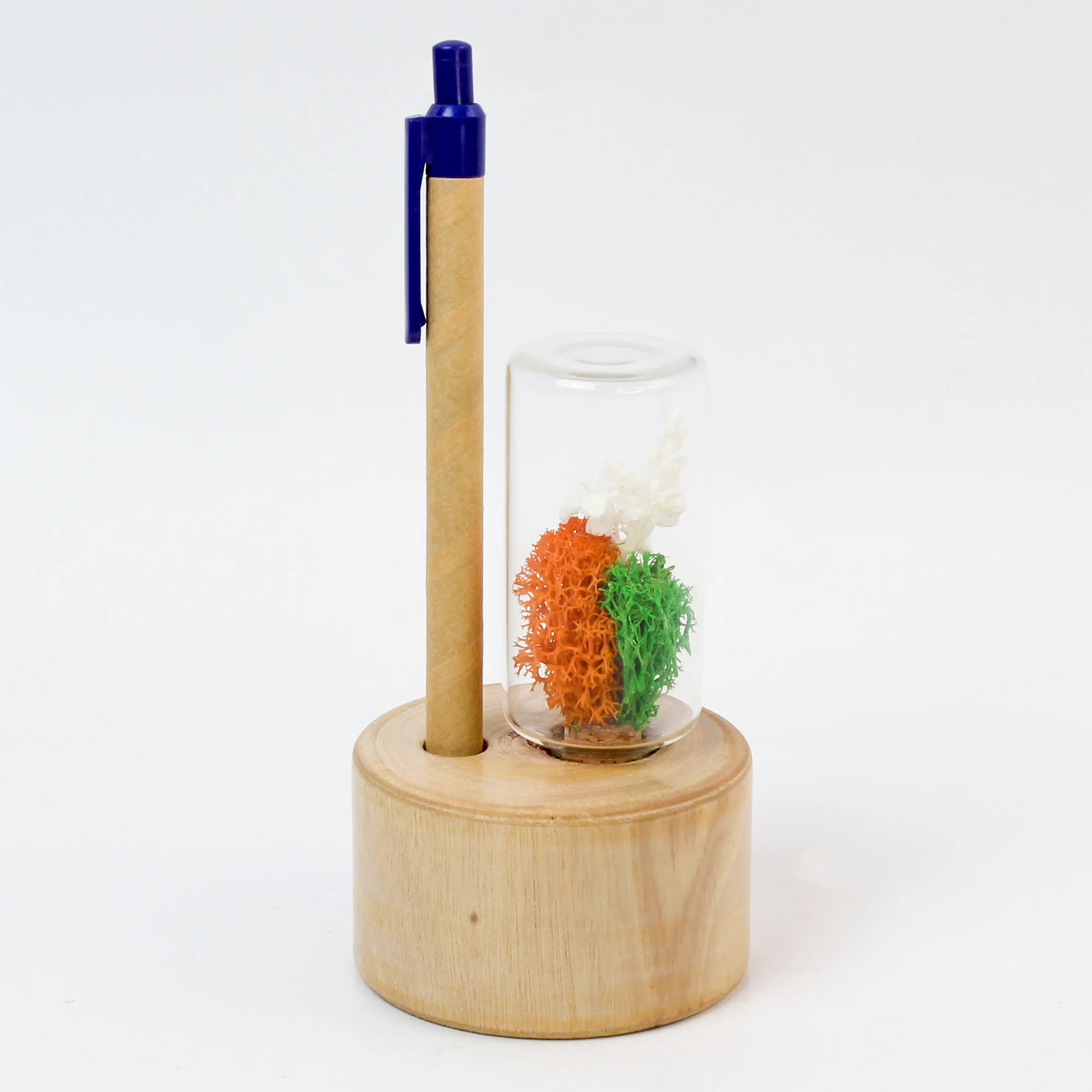 Forest Stump with Eco Click Pen, Tricolour, another view