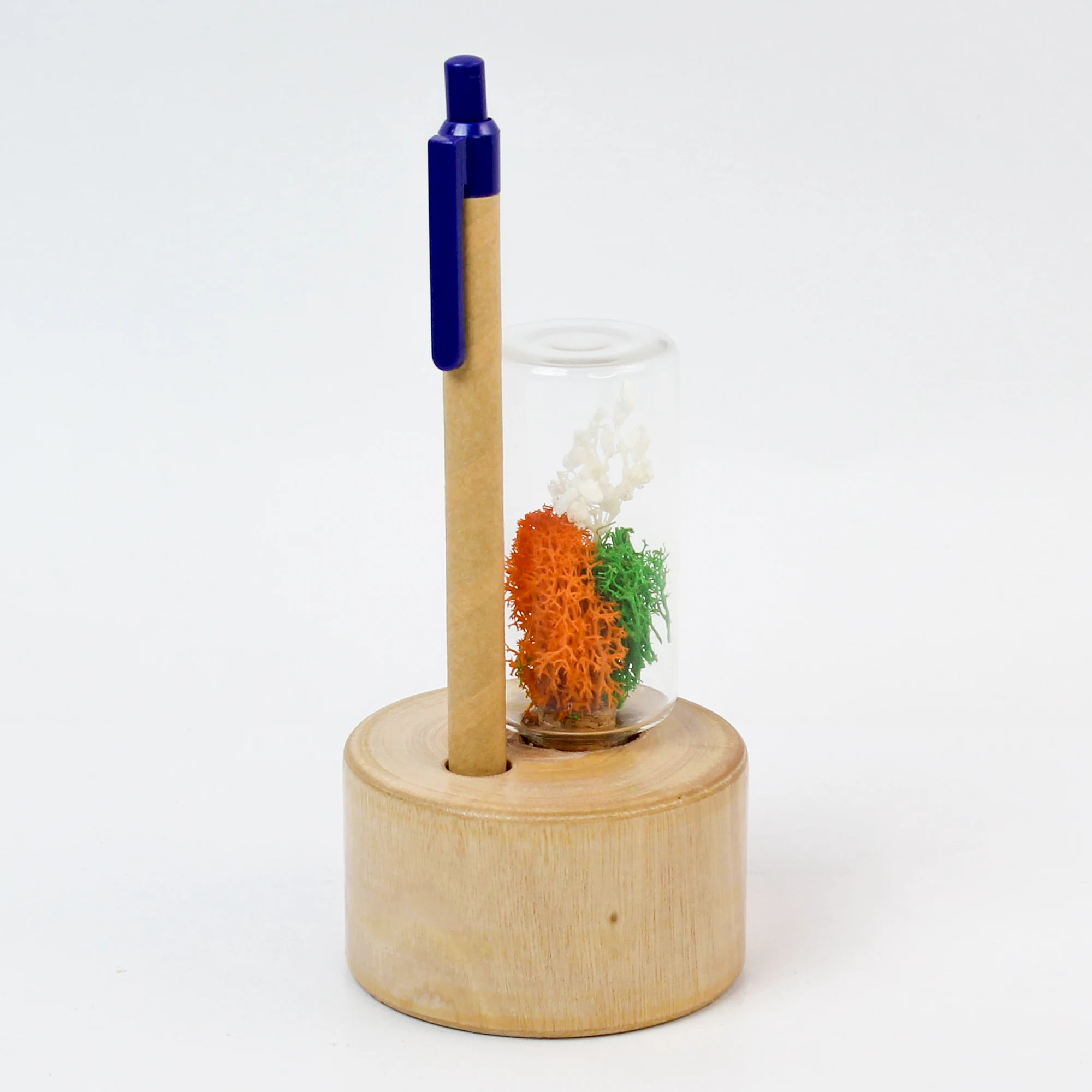 Forest Stump with Eco Click Pen, Tricolour, another view