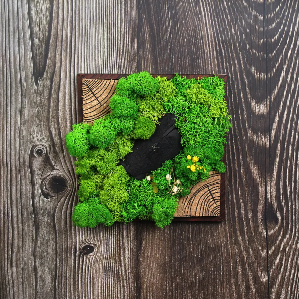 Forest Tile Panorama, 6 × 6 in, in use