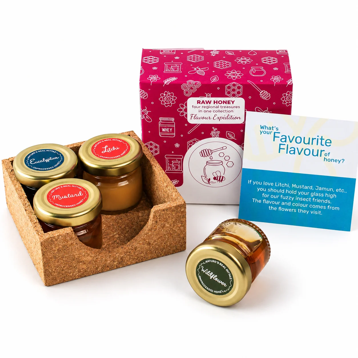 4 Raw Honey Trial Set