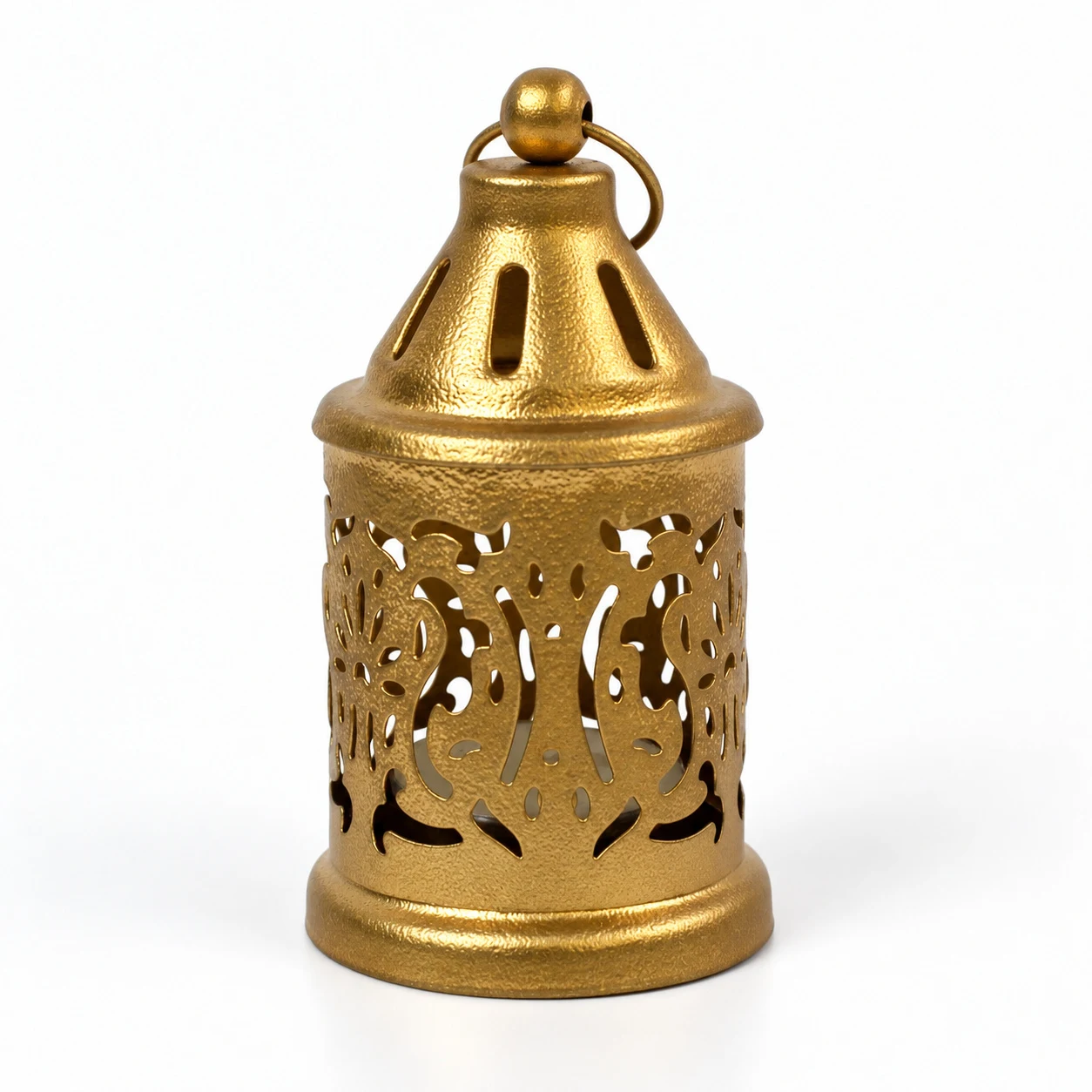 Metallic Tea Light Lantern, another view