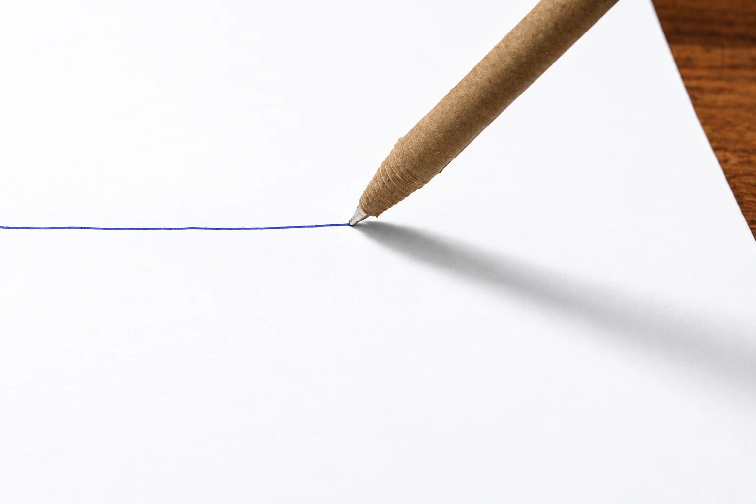 Plantable Paper Pen, in use