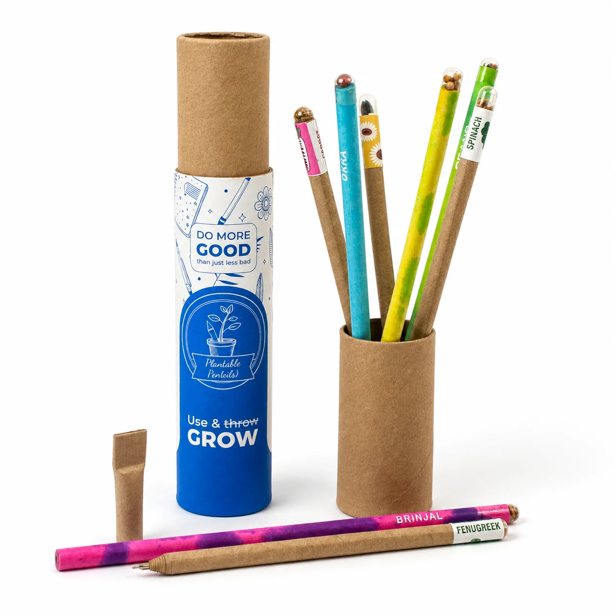 Plantable Pen Pencil (4+4)