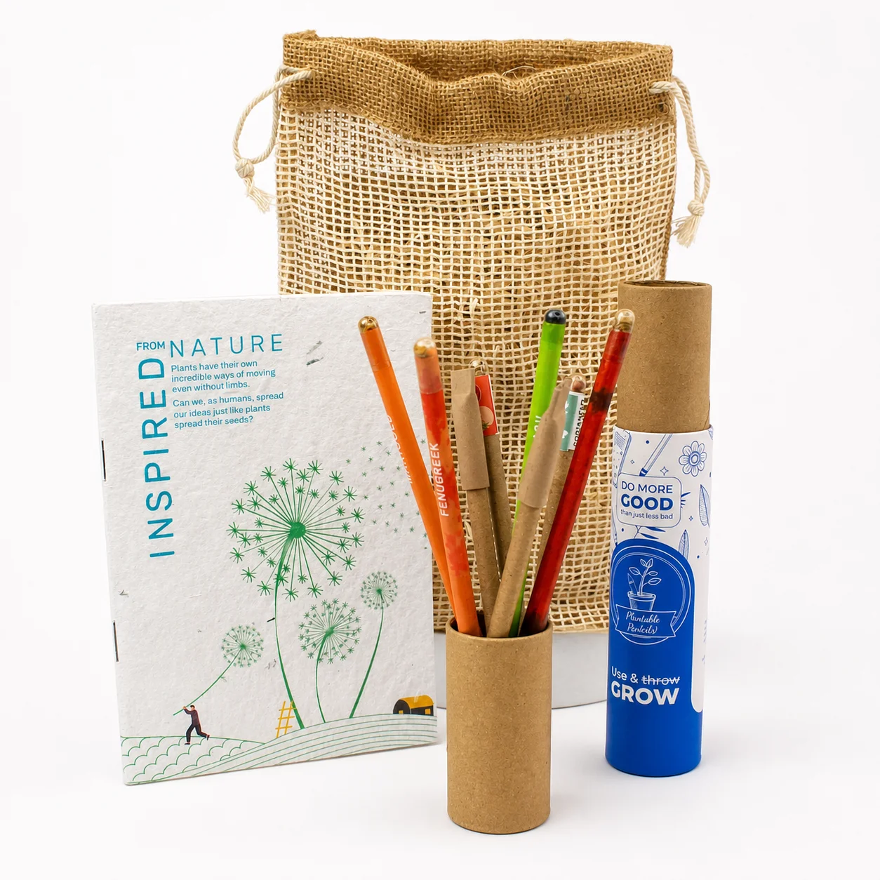 Plantable 4+4 Jute Stationery Kit
